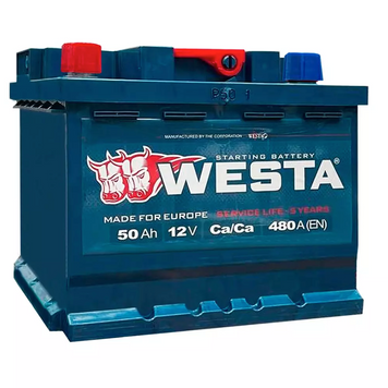 Автомобільний акумулятор WESTA 6CT-50Аh Аз (WPR5001LB1) 100008 фото