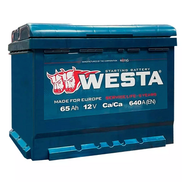 Автомобільний акумулятор WESTA 6CT-65Аh Аз (WPR6501L2) 100010 фото